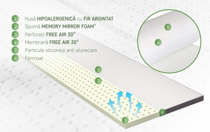 TOPPER MEMORY DIAMOND LUXURY 9