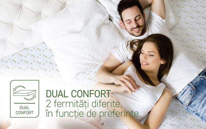 Topper saltea Dual Confort Memory 5