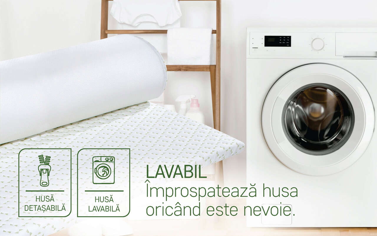 Topper saltea Dual Confort Memory 8 Topper saltea Dual Confort Memory 8