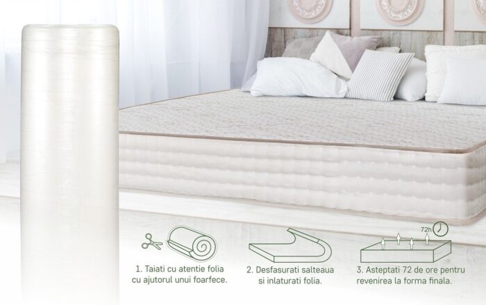 Saltea Premium Organic Cotton Pocket Memory 10